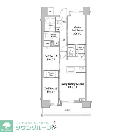ドゥーエ西馬込の物件間取画像